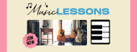 Music Lessons Facebook Cover