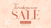 Elegant Thanksgiving Sale Animation