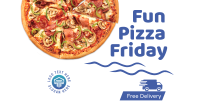 Fun Pizza Friday Facebook Ad