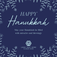 Hanukkah Celebration Linkedin Post Design