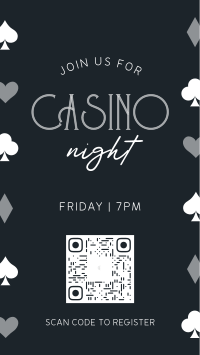 Casino Night Elegant YouTube Short Image Preview