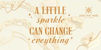 Sparkling Jewelry Quote Twitter Post