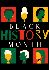 Happy Black History Poster