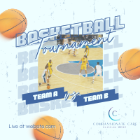 Basketball Game Tournament Instagram Post Image Preview