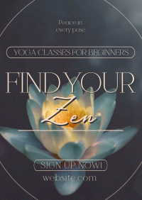 Yoga Lotus Zen Flyer