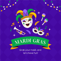 Mardi Gras Celebration Linkedin Post