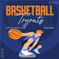 Basketball Tryouts Instagram Post