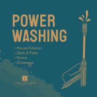 Power Washing Services Instagram Post