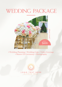 Wedding Flower Bouquet Flyer