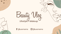 Beauty Vlog Zoom Background