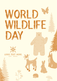 Forest Animals Wildlife Flyer