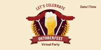 Celebrate Oktoberfest Twitter Post Design