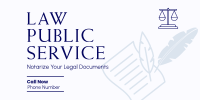 Firm Notary Service Twitter Post