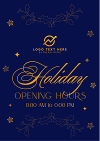 Elegant Holiday Opening Flyer