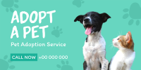 Pet Adoption Service Twitter Post