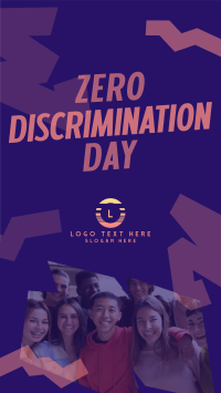 Playful Zero Discrimination Day Facebook Story