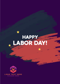 Labor Day Chalk Poster