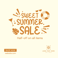 Sweet Summer Sale Instagram Post