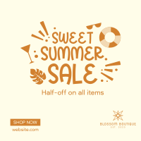 Sweet Summer Sale Instagram Post Image Preview