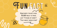 Honey Bees Fact Twitter Post