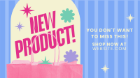 Cutesy New Product Facebook Event Cover