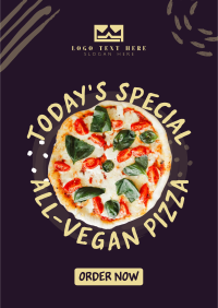 Vegan Pizza Flyer