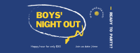 Boy's Night Out Facebook Cover Image Preview