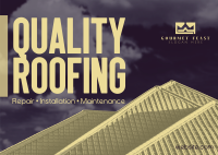 Quality Roofs Postcard