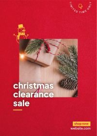 Christmas Clearance Flyer