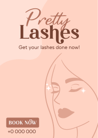 Sparkling Lashes Poster