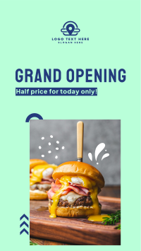 Restaurant Opening Announcement Facebook Story