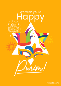 Purim Festival Poster