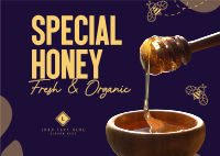 Special Sweet Honey Postcard