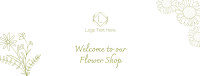 Minimalist Flower Shop Facebook Cover Design