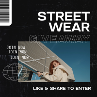 Streetwear Giveaway Linkedin Post