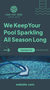 Pool Sparkling TikTok Video