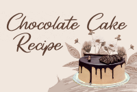 Chocolate Cake Recipe Pinterest Cover