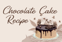 Chocolate Cake Recipe Pinterest Cover Image Preview