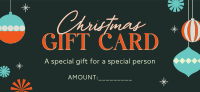 Ornamental Christmas Gift Certificate