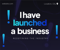 Corporate Business Launch Facebook Post