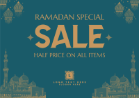 Ramadan Kareem Sale Postcard