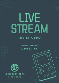 Neon Game Stream Poster