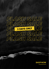 Flash Sale Yellow Flyer