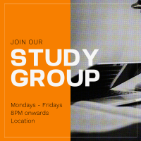 Chill Study Group Instagram Post Design