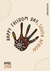 Freedom Day Hand Flyer