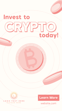 Retro Crypto Invest Facebook Story