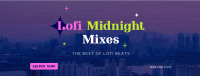 Lofi Midnight Music Facebook Cover