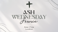 Minimalist Ash Wednesday Animation