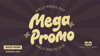 Vintage Mega Promo Facebook Event Cover