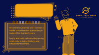 Minimalist About Me Outline Animation